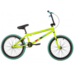 Экстремальный велосипед Novatrack BMX Wolf  год 2023 цвет Зеленый ростовка 10