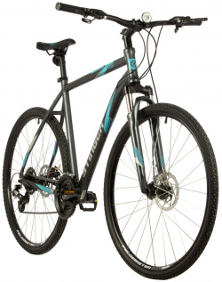 Дорожный велосипед Stinger Campus STD 28  год 2021 цвет Серебристый ростовка 22