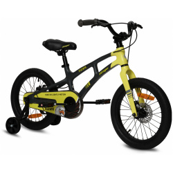 Детский велосипед Pifagor Hawk 16  год 2022 цвет Серебристый Желтый