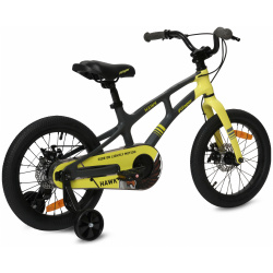Детский велосипед Pifagor Hawk 16  год 2022 цвет Серебристый Желтый