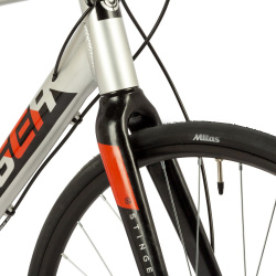 Шоссейный велосипед Stinger Stream STD  год 2021 цвет Серебристый ростовка 21