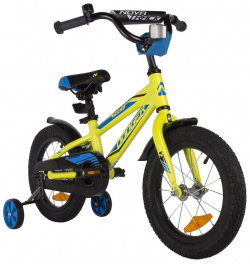 Детский велосипед Novatrack Dodger 14  год 2022 цвет Черный