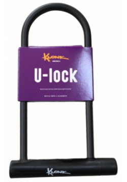 Klonk Велозамок 10390 U Lock  цвет Черный