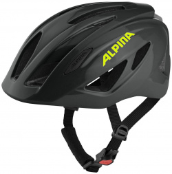 Alpina Велошлем Pico Flash Black/Neon Gloss  цвет Черный Зеленый ростовка 50 55см