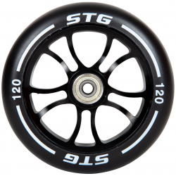 Stinger Колесо STG PU 120mm  для трюковых самокатов с алюминиевым ободом (X105170) цвет Черный