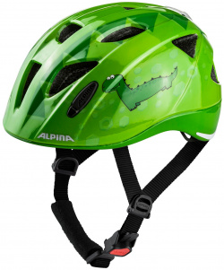 Alpina Шлем защитный Ximo Flash Green Dino Gloss  цвет Зеленый ростовка 45 49см
