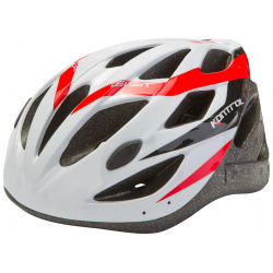 Stels Шлем защитный MV 23  цвет Белый Красный ростовка L