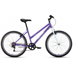Женский велосипед Altair MTB HT 26 Low  год 2022 цвет Фиолетовый Белый ростовка 17