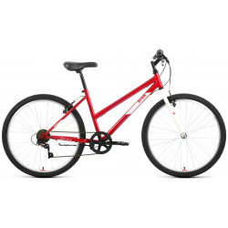 Женский велосипед Altair MTB HT 26 Low  год 2022 цвет Красный Белый ростовка 17
