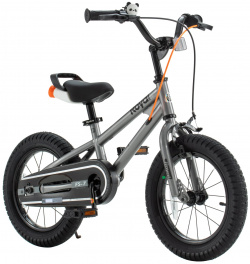 Детский велосипед Royal Baby Freestyle 7th 14  год 2024 цвет Серебристый