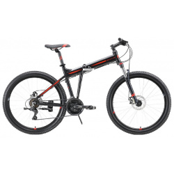 Складной велосипед Stark Cobra 26 2 D  год 2023 цвет Черный Красный ростовка 18 С
