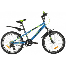 Детский велосипед Novatrack Extreme 20  год 2021 цвет Синий