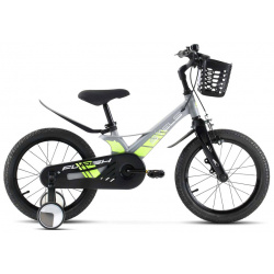 Детский велосипед Stels Flash KR 16 Z010  год 2024 цвет Серебристый