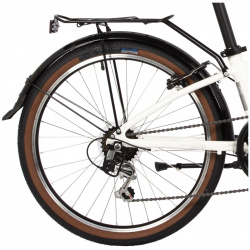 Складной велосипед Novatrack Vortex 6 V 24  год 2024 цвет Черный