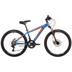 Подростковый велосипед Novatrack Extreme 24  год 2024 цвет Синий ростовка 13