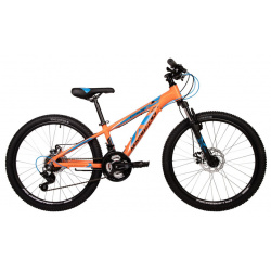 Подростковый велосипед Novatrack Extreme 24  год 2024 цвет Оранжевый ростовка 13