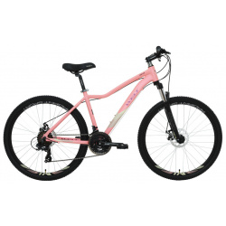 Женский велосипед Welt Floxy 2 0 D 27  год 2024 цвет Коричневый Розовый ростовка 17