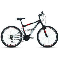 Велосипеды Двухподвесы Altair MTB FS 26 1 0  год 2021 цвет Черный Красный ростовка 18