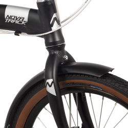 Детский велосипед Novatrack Town 20  год 2024 цвет Черный