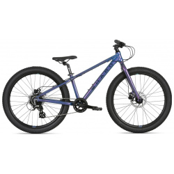 Подростковый велосипед Haro Flightline 24 Plus DS  год 2023 цвет Фиолетовый Синий