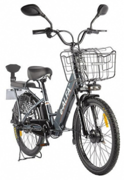 Электровелосипед Eltreco Green City e Alfa New  год 2024 цвет Синий Серебристый