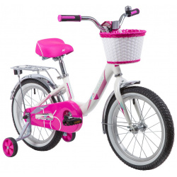 Детский велосипед Novatrack Ancona 16  год 2019 цвет Розовый
