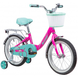 Детский велосипед Novatrack Ancona 16  год 2019 цвет Розовый