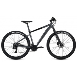 Горный велосипед Format 1432 27 5  год 2023 цвет Серебристый Черный ростовка 19 Г