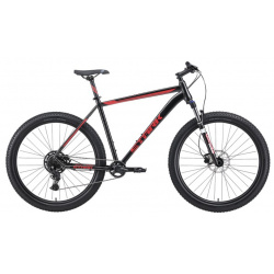 Горный велосипед Stark Funriser 29 4+ HD  год 2024 цвет Черный Красный ростовка 18