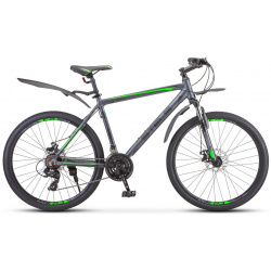 Горный велосипед Stels Navigator 620 MD 26 V010  год 2023 цвет Серебристый ростовка 14