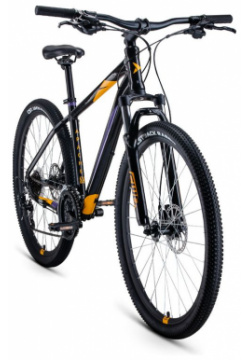 Горный велосипед Forward Apache 27 5 3 0 Disc  год 2021 цвет Зеленый Оранжевый ростовка 15