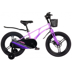 Детский велосипед Maxiscoo Air Pro 18  год 2024 цвет Фиолетовый