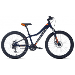 Подростковый велосипед Forward Twister 24 2 0 D  год 2024 цвет Синий Оранжевый ростовка 12