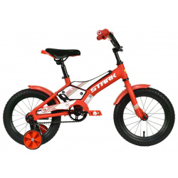 Детский велосипед Stark Tanuki 14 Boy  год 2023 цвет Красный Белый