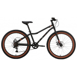 Подростковый велосипед Forward Unit Plus 24 D  год 2024 цвет Черный Оранжевый ростовка 13