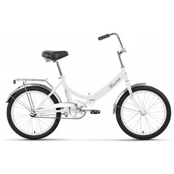 Складной велосипед Forward Кама 24  год 2024 цвет Белый Серебристый ростовка 16