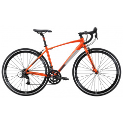 Шоссейный велосипед Stark Peloton 700 1  год 2024 цвет Оранжевый Серебристый ростовка 18