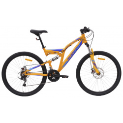 Велосипеды Двухподвесы Stark Jumper 27 1 FS D  год 2024 цвет Оранжевый Синий ростовка 16
