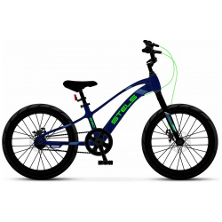 Детский велосипед Stels Leader 230 MD 20 Z010  год 2024 цвет Синий Черный