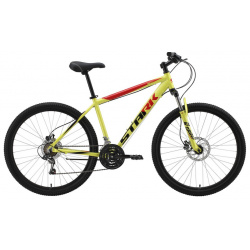 Горный велосипед Stark Tank 27 1 HD  год 2023 цвет Желтый Красный ростовка 16