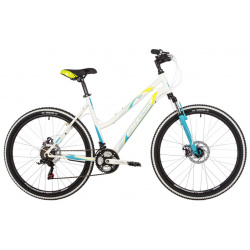 Горный велосипед Stinger Latina 26 D  год 2023 цвет Белый ростовка 15
