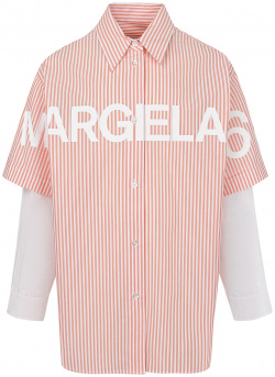 Рубашка MM6 Maison Margiela 1014509280381 2495865
