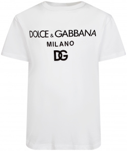 Футболка Dolce & Gabbana 1134519281793 2473421 Состав товара100%  хлопокБелая