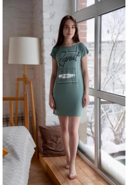 Жен  сорочка "Мармелад" Зеленый р 50 Лика Дресс Мармелад