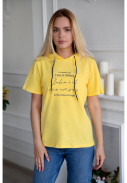 Жен  футболка "Трейси" Желтый р 48 Лика Дресс Трейси Размер 48; Факт