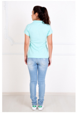 Женская футболка поло "Шерт" Ментол  размер 40 Лика Дресс Шерт