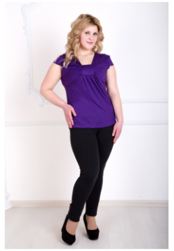 Женская блуза "Романтика" Фиолетовый  размер 44 Лика Дресс Романтика