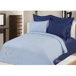 Комплект "Blue Indigo"  размер 2 0 спальный с 4 наволочками ГолдТекс Blue Indigo Р