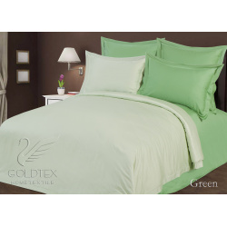 Комплект "Green"  размер 2 0 спальный с 4 наволочками ГолдТекс Green