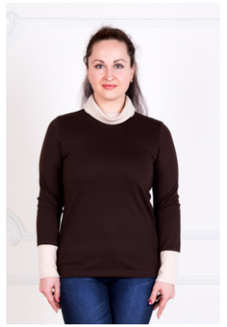 Женская блуза "Стайл" Темно коричневый  размер 44 Лика Дресс Стайл 44